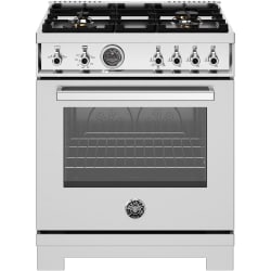 30 Inch Freestanding Counter Depth Gas Range - 30 Inch Freestanding Gas Range with 4 Sealed Burners in Front View view