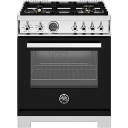 30 Inch Freestanding Dual Fuel Range - 30 Inch Freestanding Dual Fuel Range with 4 Sealed Burners in Front View view