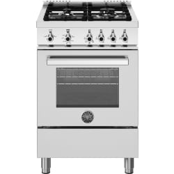 24 Inch Freestanding Gas Range - 24 Inch Freestanding Gas Range with 4 Sealed Burners in Front View view