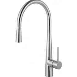 17 1/2 Single Handle Pull Down Kitchen Faucet  - Steel Pull-Down Faucet view
