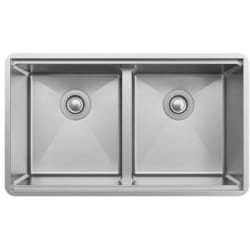 18 1/2 Equal Double Bowl Sink  - 18 1/2 Equal Double Bowl Sink view