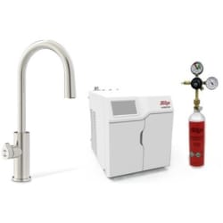 HydroTap Chilled, Sparkling for Residential and Small Commercial - Kitted Base Module  - HydroTap Chilled, Sparkling for Residential and Small Commercial - Kitted Base Module with 1.5 lb CO2 and Regulator with Arc Plus Tap - Brushed Nickel view