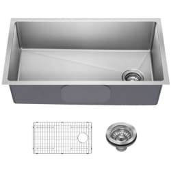 33 Inch Undermount Single Bowl Kitchen Sink  - 33 Inch Undermount Single Bowl Kitchen Sink view