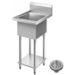 19 Inch Stainless Steel Laundry Utility Sink  - 19 Inch Stainless Steel Laundry Utility Sink view