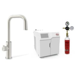 HydroTap Chilled, Sparkling for Residential and Small Commercial - Kitted Base Module  - HydroTap Chilled, Sparkling for Residential and Small Commercial - Kitted Base Module with 1.5 lb CO2 and Regulator with Cube Plus Tap - Brushed Nickel view