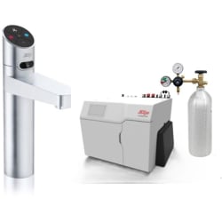 HydroTap Boiling, Chilled, Sparkling for Large Commercial - Kitted Base Module  - HydroTap Boiling, Chilled, Sparkling for Large Commercial - Kitted Base Module with 5 lb CO2 and Regulator with Elite Plus Tap - Brushed Chrome view
