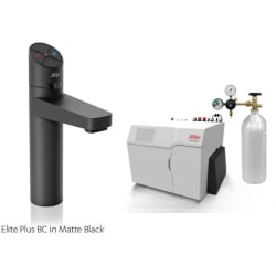 HydroTap Boiling, Chilled, Sparkling for Large Commercial - Kitted Base Module  - HydroTap Boiling, Chilled, Sparkling for Large Commercial - Kitted Base Module with 5 lb CO2 and Regulator with Elite Plus Tap - Matte Black view