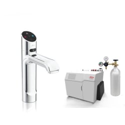 HydroTap Boiling, Chilled, Sparkling for Large Commercial - Kitted Base Module  - HydroTap Boiling, Chilled, Sparkling for Large Commercial - Kitted Base Module with 5 lb CO2 and Regulator with Classic Plus Tap - Bright Chrome view