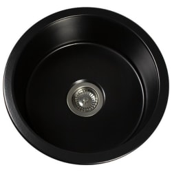 18 Inch Fireclay Round Bar/ Prep Sink  - 18 Inch Fireclay Round Bar/ Prep Sink view