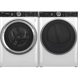 Front Load Washer and Electric Dryer Set in White - Front Load Washer and Electric Dryer Set in White view