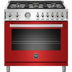 36 Inch Freestanding Professional Gas Range  - Front view