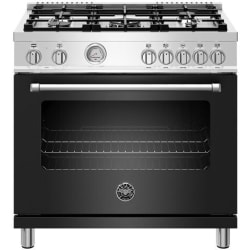 36 Inch Freestanding Dual Fuel Range  - Front view