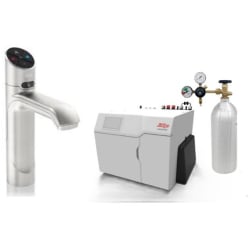 HydroTap Boiling, Chilled, Sparkling for Large Commercial - Kitted Base Module  - HydroTap Boiling, Chilled, Sparkling for Large Commercial - Kitted Base Module with 5 lb CO2 and Regulator with Classic Plus Tap - Brushed Nickel view