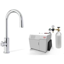 HydroTap Boiling, Chilled, Sparkling for Large Commercial - Kitted Base Module  - HydroTap Boiling, Chilled, Sparkling for Large Commercial - Kitted Base Module with 5 lb CO2 and Regulator with Arc Plus Tap - Bright Chrome view