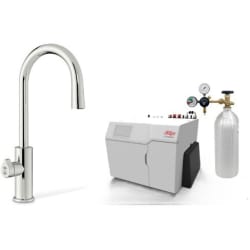 HydroTap Boiling, Chilled, Sparkling for Large Commercial - Kitted Base Module  - HydroTap Boiling, Chilled, Sparkling for Large Commercial - Kitted Base Module with 5 lb CO2 and Regulator with Arc Plus Tap - Nickel view