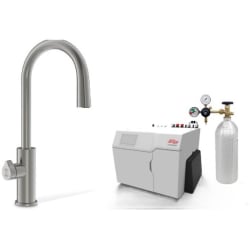 HydroTap Boiling, Chilled, Sparkling for Large Commercial - Kitted Base Module  - HydroTap Boiling, Chilled, Sparkling for Large Commercial - Kitted Base Module with 5 lb CO2 and Regulator with Arc Plus Tap - Gunmetal view