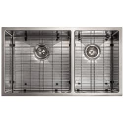 33 Inch Undermount Double Bowl Scratch Resistant Stainless Steel Kitchen Sink  - 33 Inch Undermount Double Bowl Scratch Resistant Stainless Steel Kitchen Sink view