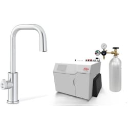 HydroTap Boiling, Chilled, Sparkling for Large Commercial - Kitted Base Module  - HydroTap Boiling, Chilled, Sparkling for Large Commercial - Kitted Base Module with 5 lb CO2 and Regulator with Cube Plus Tap - Brushed Chrome view