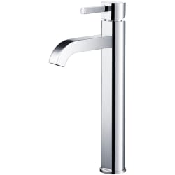 Single Lever Tall Vessel Bathroom Faucet - Single Handle Vessel Bathroom Faucet in Chrome view