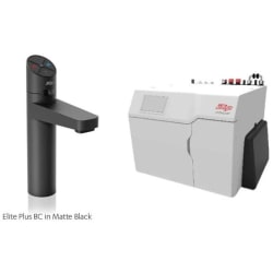 HydroTap Boiling, Chilled for Large Commercial - Base Module  - HydroTap Boiling, Chilled for Large Commercial - Base Module with Elite Plus Tap - Matte Black view