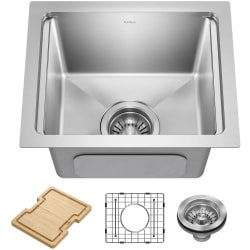 15 Inch Undermount Workstation Single Bowl Kitchen Sink  - 15 Inch Undermount Workstation Single Bowl Kitchen Sink view