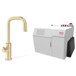 HydroTap Boiling, Chilled for Large Commercial - Base Module  - HydroTap Boiling, Chilled for Large Commercial - Base Module with Cube Plus Tap - Brushed Gold view