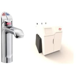 HydroTap Chilled, Sparkling for Large Commercial - Kitted Base Module  - HydroTap Chilled, Sparkling for Large Commercial - Kitted Base Module with 5 lb CO2 and Regulator with Classic Tap - Bright Chrome view