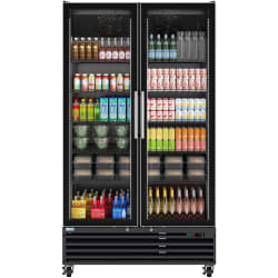 Koolmore KMMDR2GD35CNLBK 45 Inch Freestanding Two Door Commercial
