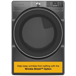 27 Inch Smart Electric Dryer with 7.4 cu ft Capacity, Wrinkle Shield™, AI Intelligent Dry, Quick Wash & Dry, Sanitize Cycle, Air Dry Cycle, Whirlpool® App, Cycle Notification, Voice Control, Family Share and ENERGY STAR® Certified - 7.4 cu ft Smart Electric Dryer view