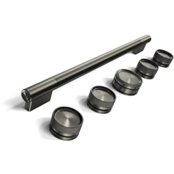Handle and 5pc Knob Hardware Accessory Kit for 30" Commercial-Style Gas Range in Black Ore - Handle and 5pc Knob Hardware Accessory Kit view