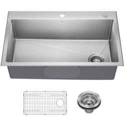 33 Inch Drop In/ Top Mount Kitchen Sink  - 33 Inch Drop In/ Top Mount Kitchen Sink view