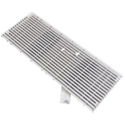 Horizontally Louvered Polymer Exterior Grille  - Horizontally Louvered Polymer Exterior Grille view