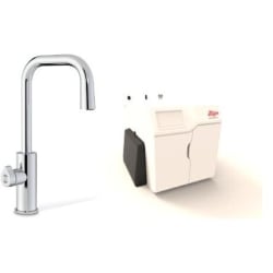 HydroTap Chilled, Sparkling for Large Commercial - Kitted Base Module  - HydroTap Chilled, Sparkling for Large Commercial - Kitted Base Module with 5 lb CO2 and Regulator with Cube Plus Tap - Bright Chrome view