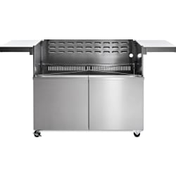 42 Inch Stainless Steel Grill Cart  - 42 Inch Stainless Steel Grill Cart with Large Side Shelves view