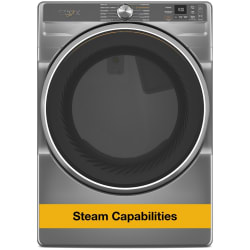 27 Inch Smart Front Load Electric Dryer  - 7.4 cu ft Capacity Smart Front Load Electric Dryer view