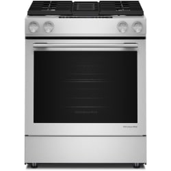 30 Inch Slide-In Dual Fuel Range  - 30 Inch Slide In Dual Fuel Downdraft Range view