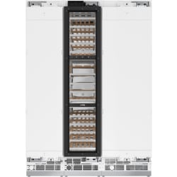 Side-by-Side Column Set with 24 Inch Refrigerator, 18 Inch Freezer and 18 Inch Wine Cooler Panel Ready - 24 in. Refrigerator, 18 in. Wine Cooler and 18 in. Freezer Combo view