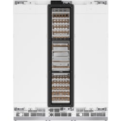 Column Set with 24 Inch Refrigerator, 24 Inch Freezer and 18 Inch Wine Cooler Panel Ready - Panel Ready Column 24 in. Refrigerator, 18 in. Wine Cooler and 24 in. Freezer Combo view