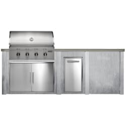 8 Foot Outdoor Kitchen Island  - 8 Foot Outdoor Kitchen Island view