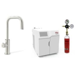 HydroTap Chilled, Sparkling for Residential and Small Commercial - Kitted Base Module  - HydroTap Chilled, Sparkling for Residential and Small Commercial - Kitted Base Module with 1.5 lb CO2 and Regulator with Cube Plus Tap - Nickel view