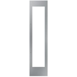 Stainless Steel Door Panel, Handle Ready Design (Right Hinge) for 18" Wine Column - Door Panel view