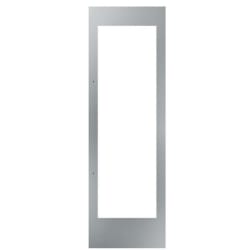 Stainless Steel Door Panel, Handle Ready Design (Right Hinge) for 24" Wine Column - Door Panel view