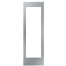 Stainless Steel Door Panel, Handle Ready Design (Left Hinge) for 24" Wine Column - Door Panel view