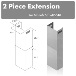 71 Inch Extended Chimney - 71 In. Extended Chimney view