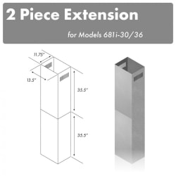 71 In. Extended Chimney - 71 In. Extended Chimney view