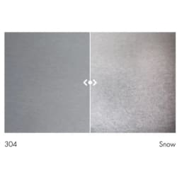 61 In. Snow Finished Stainless Steel Chimney Extension - Snow Finish view