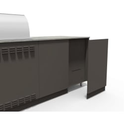 10 Foot Outdoor Kitchen Island Back Plate for Models  - 10 Foot Outdoor Kitchen Island Back Plate view