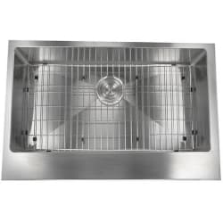 33 Inch Undermount Apron Single Bowl Kitchen Sink  - 33 Inch Undermount Apron Single Bowl Kitchen Sink with 16 Gauge Stainless Steel view