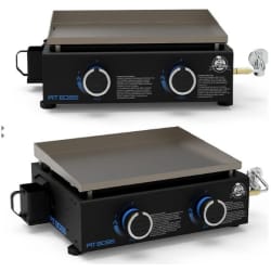17 Inch 2 Burner Tabletop Griddle  - 17 Inch 2 Burner Tabletop Griddle view