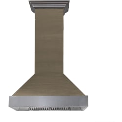 Shiplap Wooden Wall Range Hood - Front View view